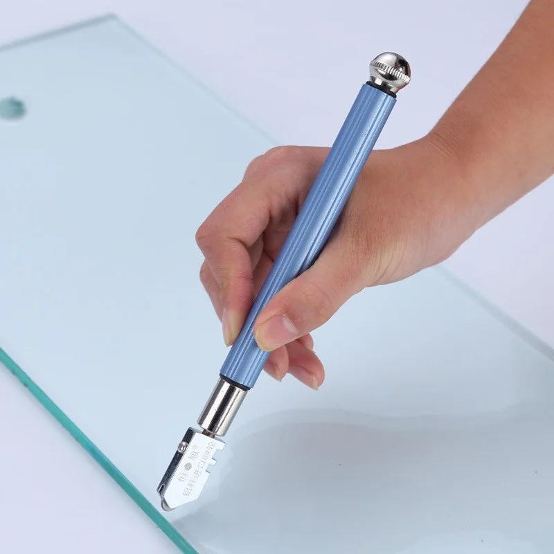 

1pcs Glass Cutter Roller Diamond Tip Antislip Carbide Metal Plastic Handle For DIY Tile Mirror Craft Cutting Hand Tools 2-10mm