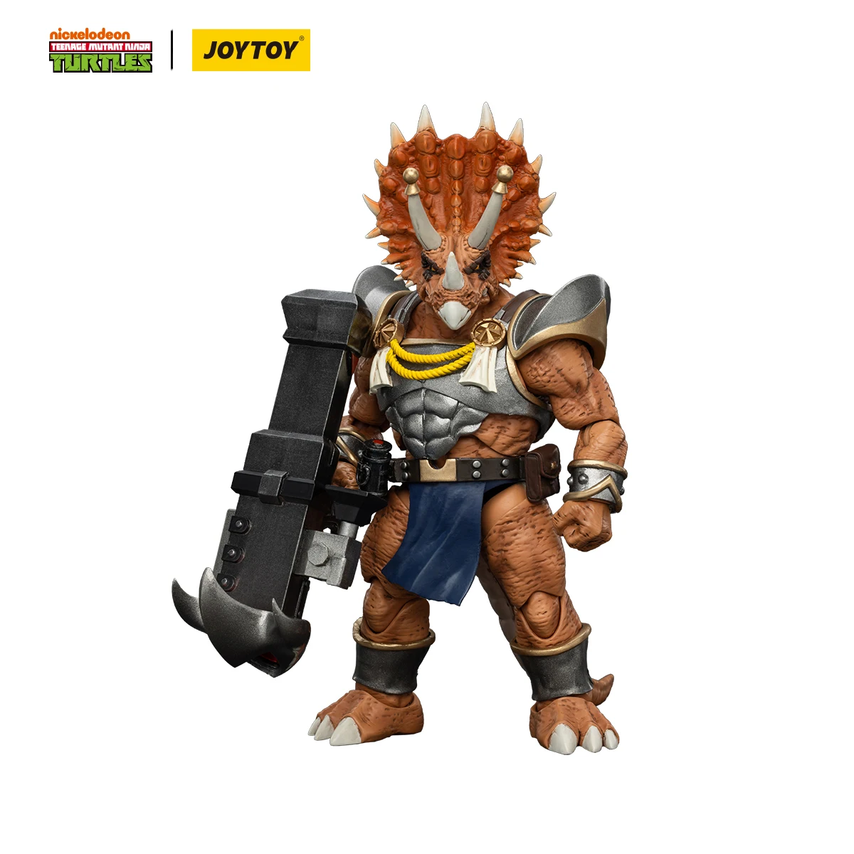 Фото Фигурка JOYTOY TMNT «Капитан Зorax/Adjutant Zork/Triceraton Infantryman», 3 шт., модель аниме 1/18 №3