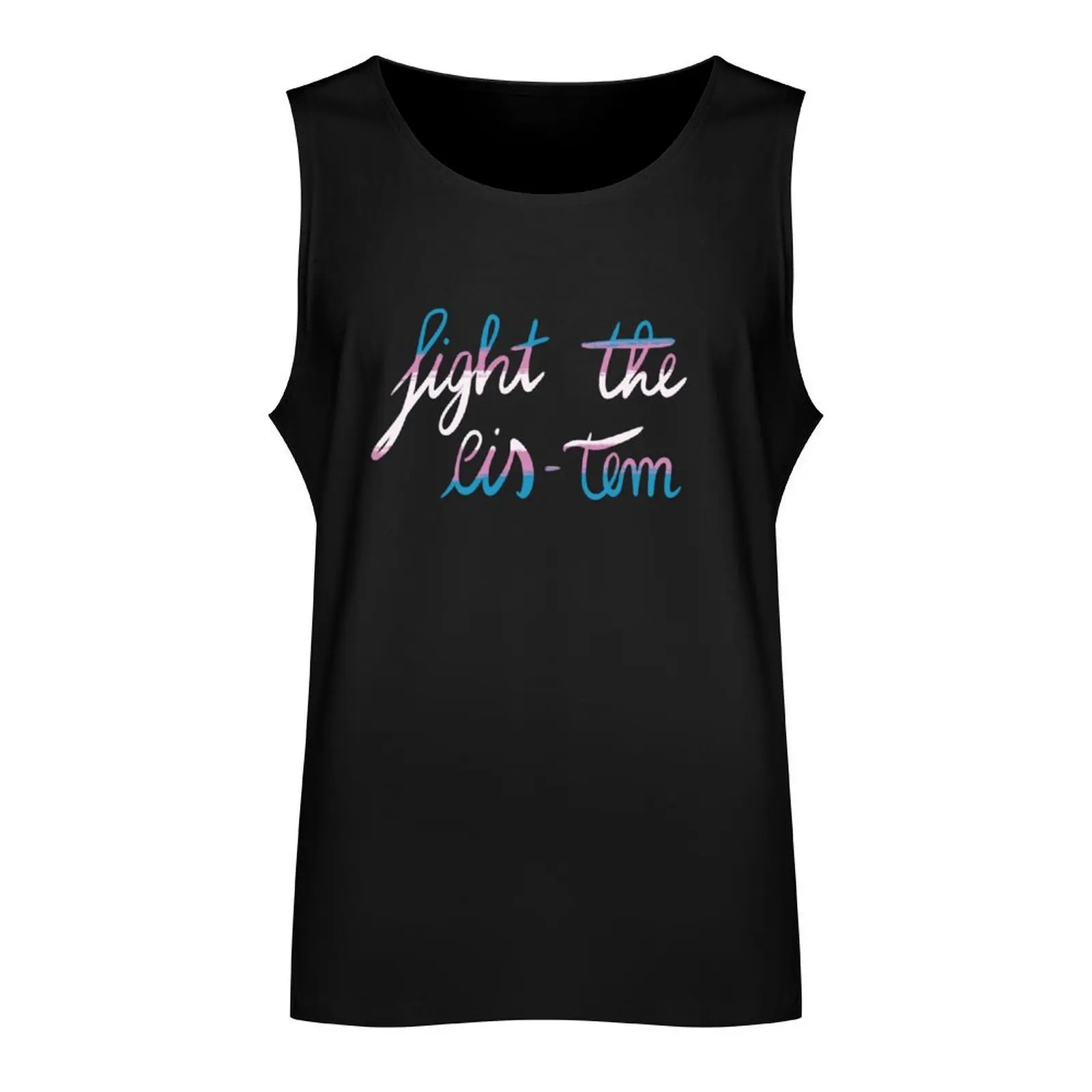 Борьба cistem cis-tem trans флаг майка аниме тренажерный зал мужской мужская спортивная