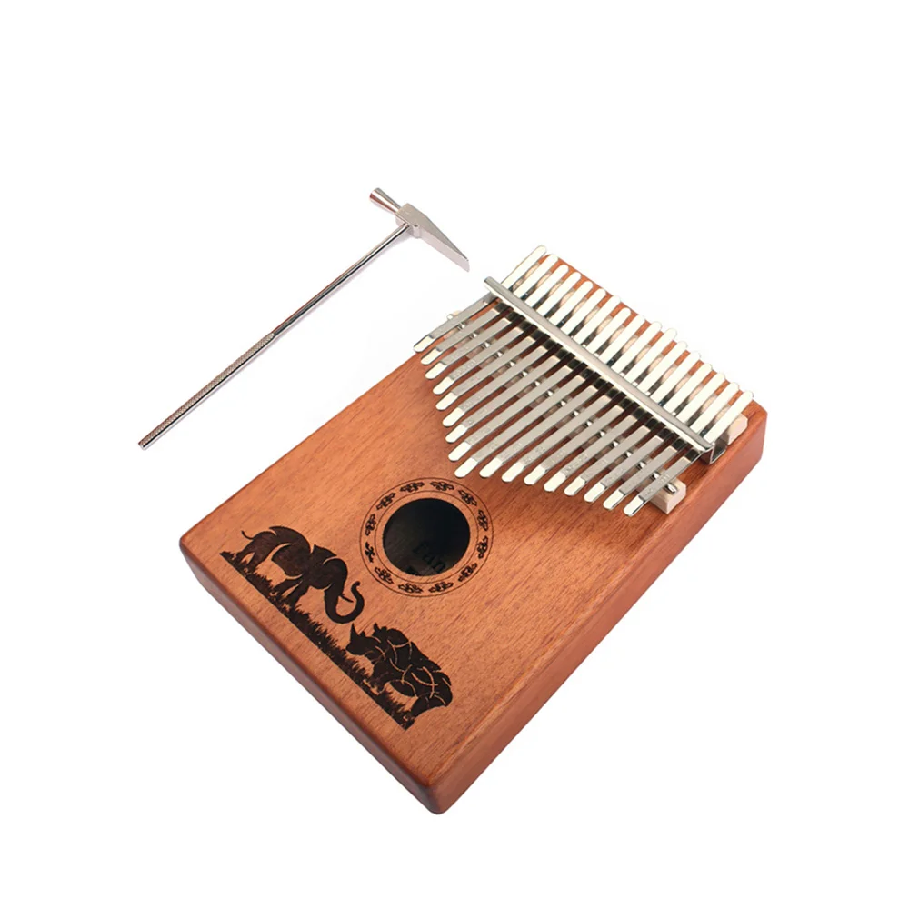 

Mahogany Thumb Piano Solid Material Kalimba Easy to Carry Gifts for Kids Adult Beginners