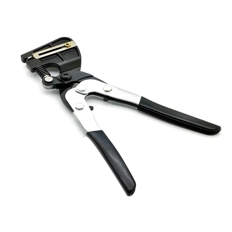 

Stainless Steel Punching Pliers Iron Plate Manual Puncher Metal Aluminum Side Advertising Word Perforation