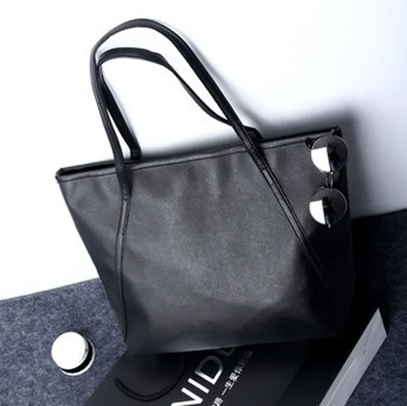 

Handbag Women Solid Simple High Capacity Messenger Handbag Totes Satchel Shoulder Bags Sac De Plage Sac Main Femme