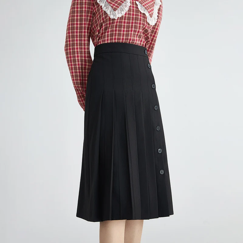 Женская винтажная повседневная юбка INMAN Элегантная универсальная офисная