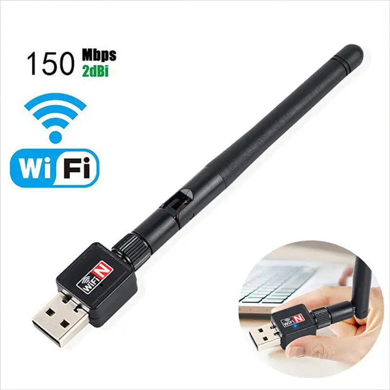 

Mini USB WiFi Adapter Wireless Network Card 802.11 B/g/n Wi-Fi Receiver Dongle Set-Top Box IPTV Wireless Receiver