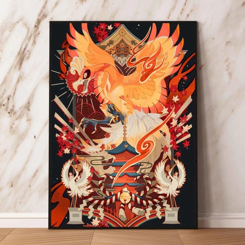 

Canvas Artwork Painting Pok e mon Elf Gifts Decorative Poster Toys Prints And Prints Wall Stickers Living Room Classic