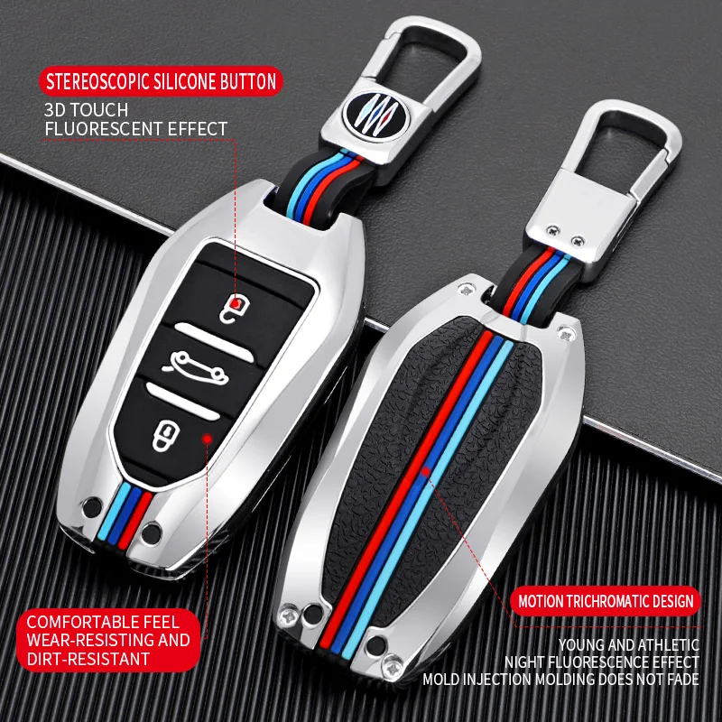 

Zinc Alloy Car Key Case for Peugeot 207 3008 208 308 2008 307 508 5008 407 301 206 Citroen C1 C2 C3 C4 Grand Picasso C5 Ds 3 5