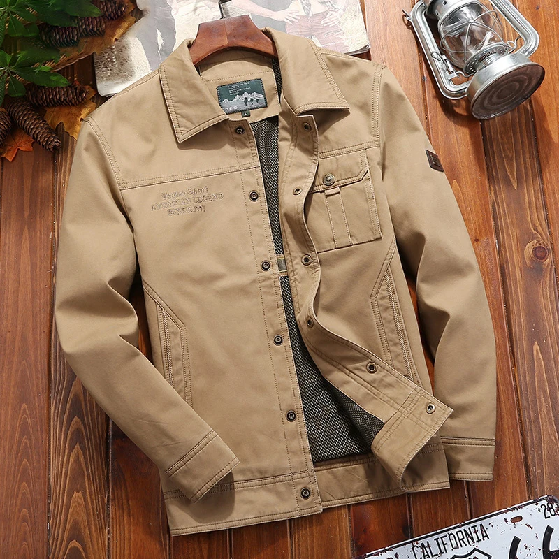 

2023 Jacket Men Fashion Cotton Windbreaker Mens Jackets and Coats Outwear Casual Silk Padding Coat Male Size M-4XL