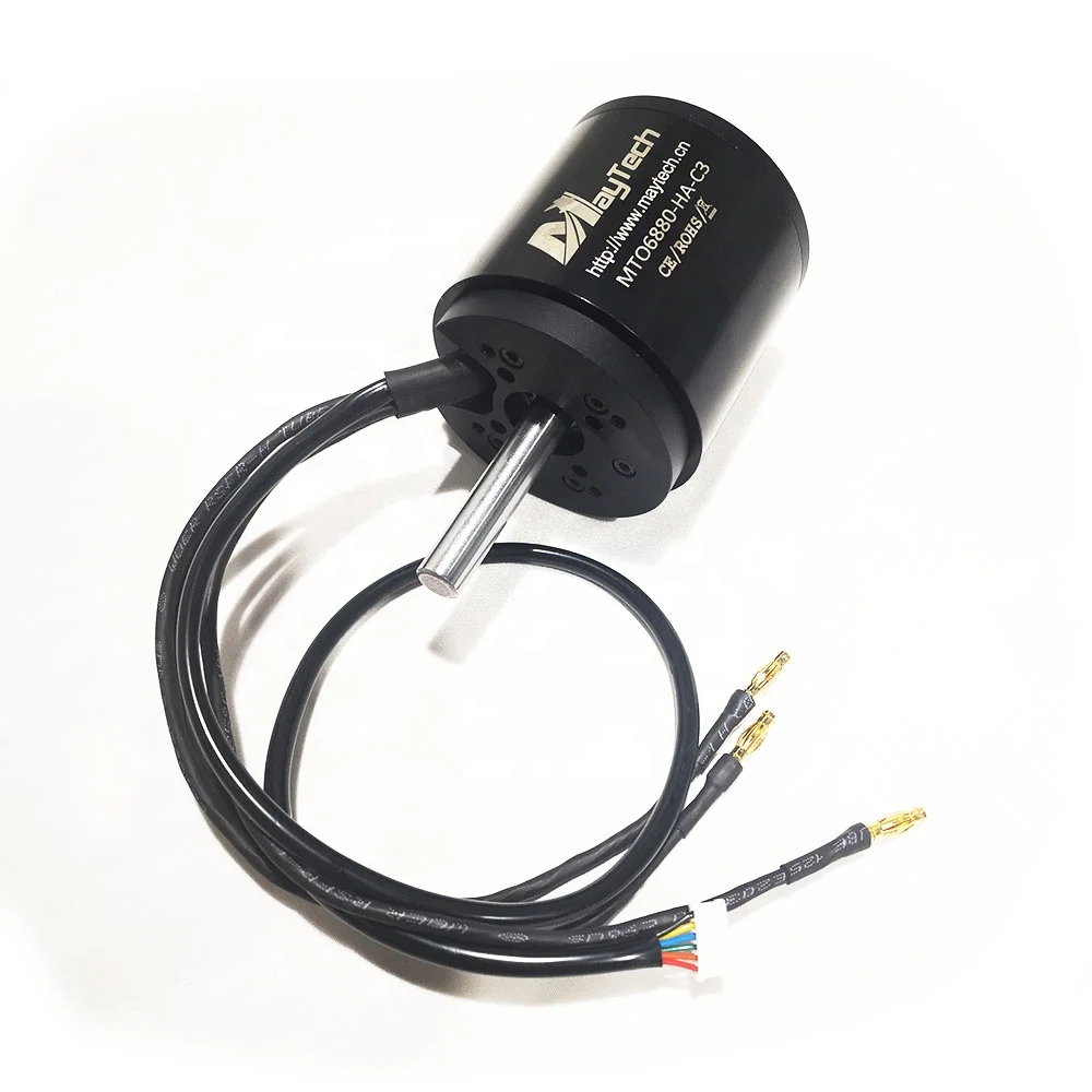 Бесщеточный мотор Maytech с внешним ротором 6880 кв сенсорный для электрического