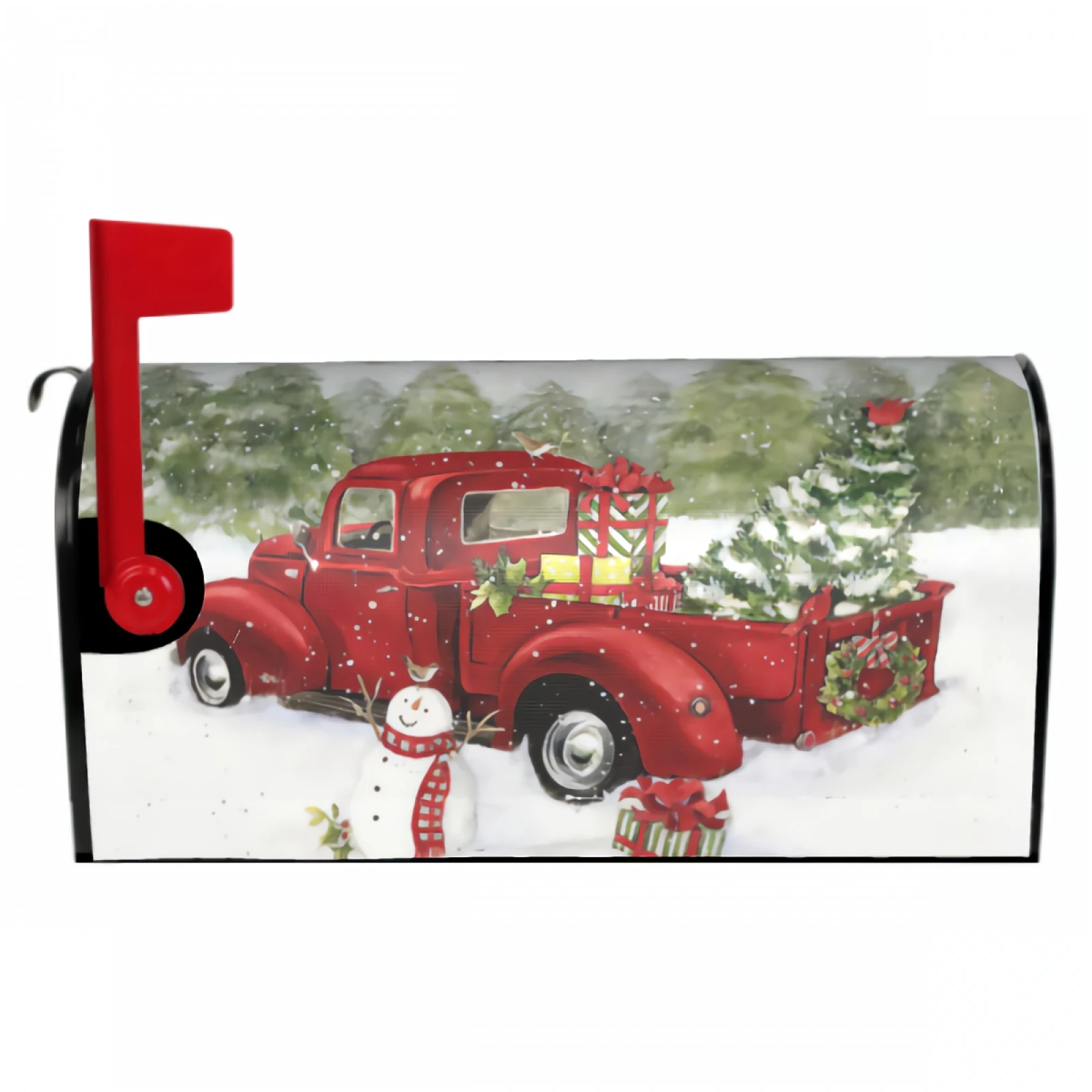 

Mailbox Cover Magnetic Mailbox Wrap Post Letter Box Cover for Garden Yard Decor