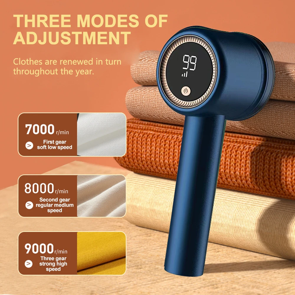

Rechargeable Lint Removers 1000mAh Electric Pellets Lint Remover Portable Clothing Hair Ball Trimmer for Fuzz Fabric Shaver
