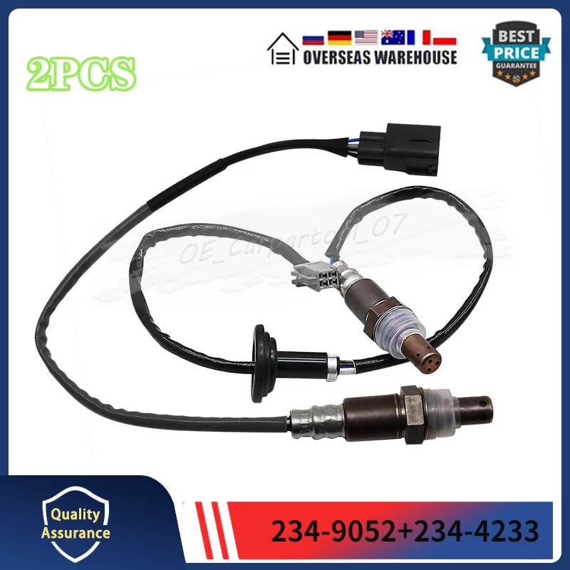 234-9052 234-4233 Air Fuel Ratio Oxygen Sensor Fits For Pontiac Vibe Toyota Corolla Matrix Upstream Downstream O2 SENSOR 2Pcs