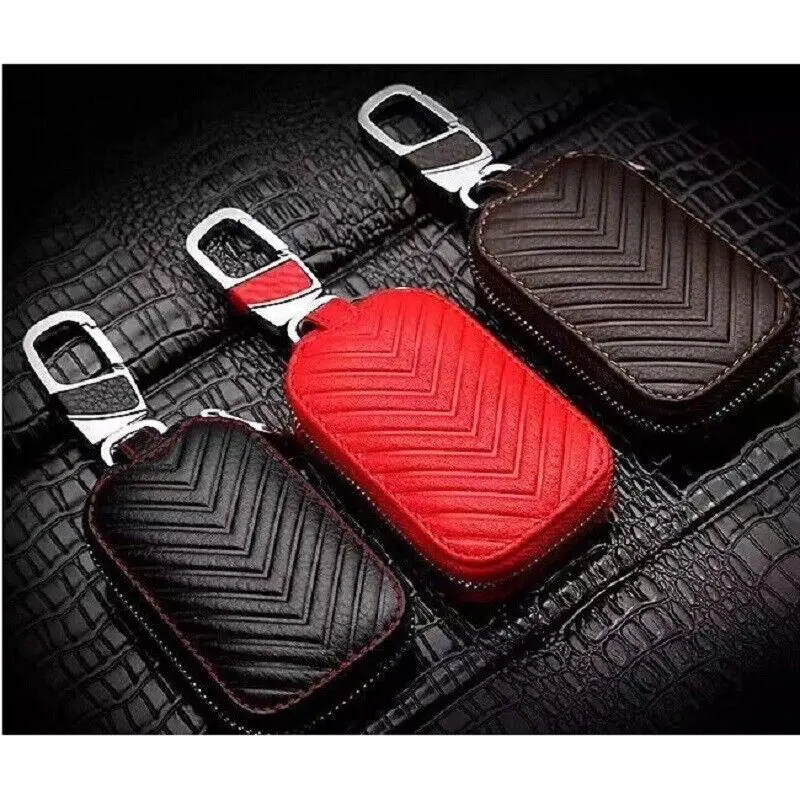 Кожаный чехол для автомобильного ключа брелок ключей BMW Mercedes Audi VW