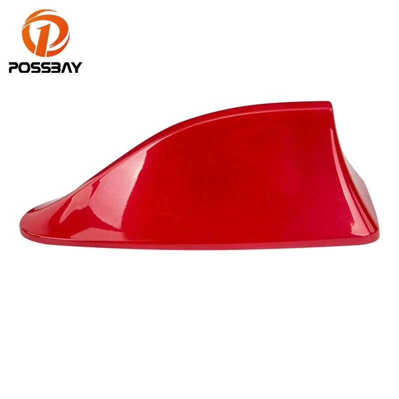

Автомобильные Антенны для радиосигналов POSSBAY, красные антенны на крышу для автомобилей BMW, Honda, Toyota, Hyundai, VW, Kia, Nissan, Fin