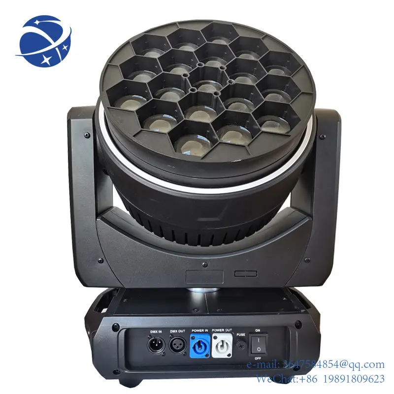 

Yun Yi19pcs 40w rgbw zoom светодиодное сценическое освещение