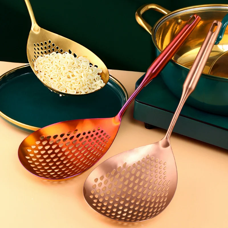 

Ложка-ситечко кухонная утварь, сито для лапши, сито для пельменей, Дуршлаг Из Нержавеющей Стали, сито для снятия шерсти, фритюрница, сковородка, ложка для жарки