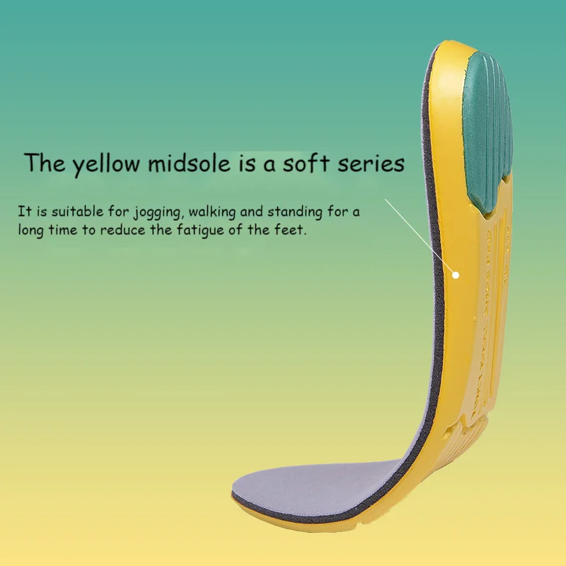  Cushioning Comfortable Breathable Sports High Elastic EVA University Military Training Insole Sweat Absorbing Insole New