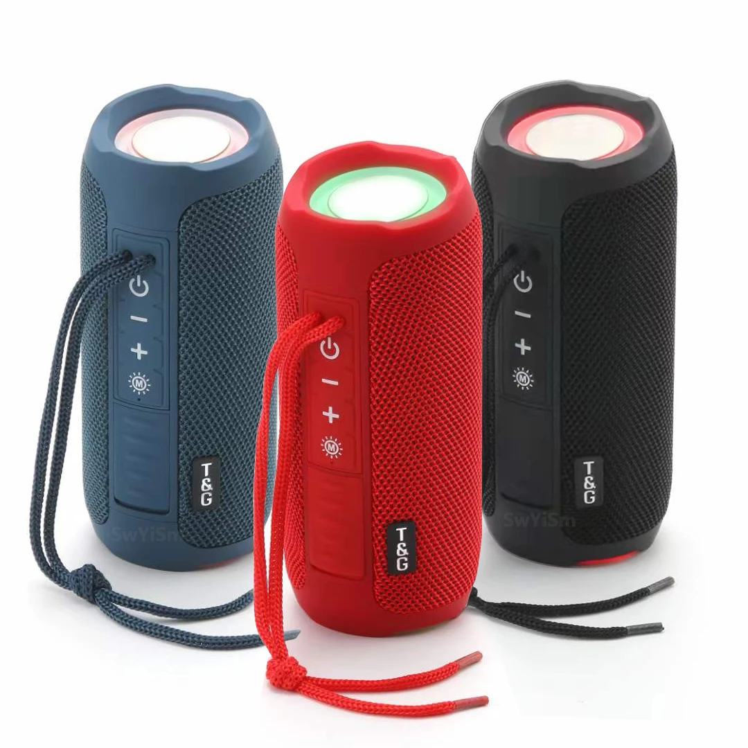 

Portable Bluetooth Speaker Wireless Bass Subwoofer Waterproof Outdoor Column Boombox FM TF USB Stereo Loudspeaker Music Center