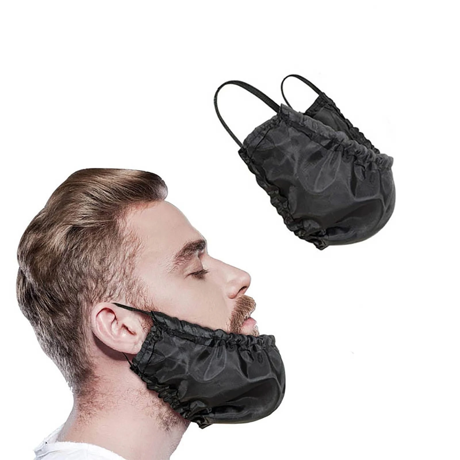 

Creative Beard Turban Beard Cover Facial Beard-Bib Adjustable Waterproof Facial Beard Protection Rag Shaping Styling Tool
