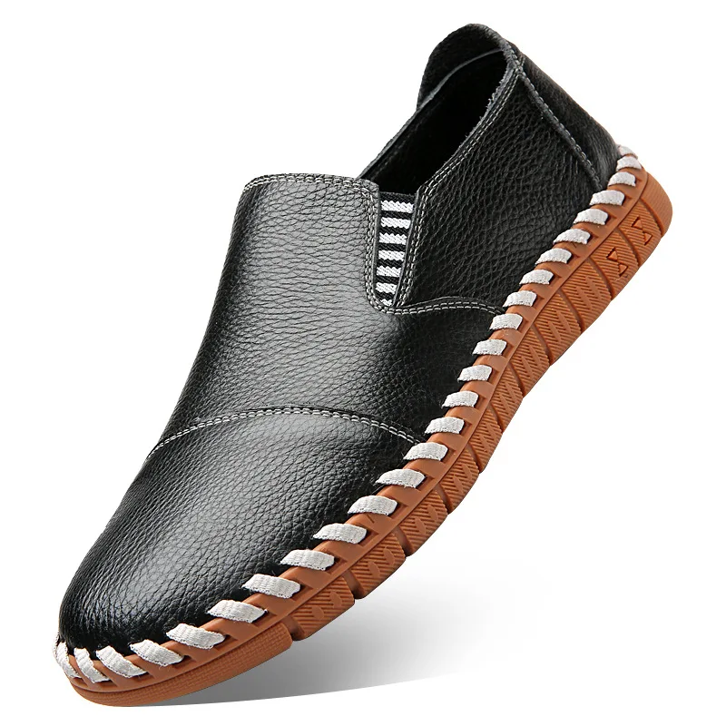 

2022 New Spring Autumn Men's Shoes Outdoor Leather British Fashion Business Men's Shoes Casual Manual Dad Shoes for Men