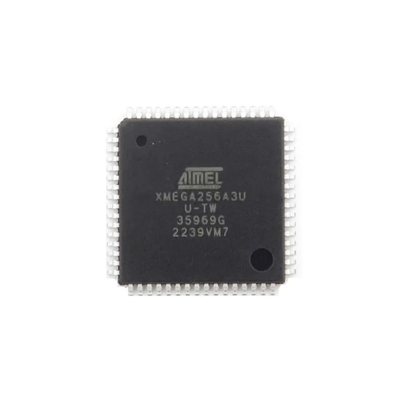 

100% New ATXMEGA256A3U-AU TQFP64 8-bit Microcontrollers - MCU AVR8 256KB FLSH 16KB