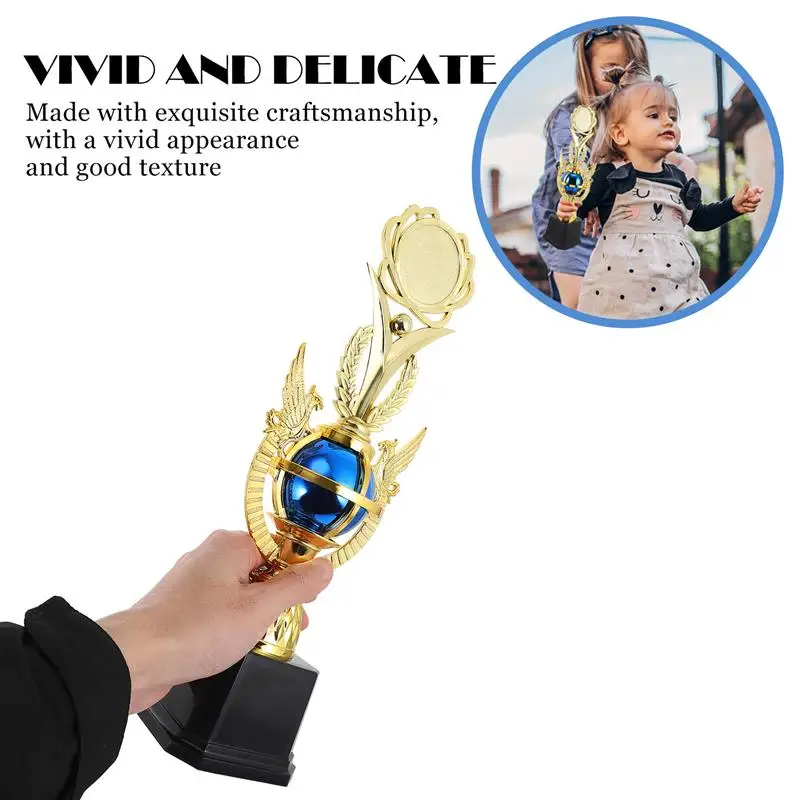 

1pc Vivid Reward Prizes Plastic Award Trophy Useful Prize Cup Models For Kids Kindergarten Contest Rewards Plastic Trophy