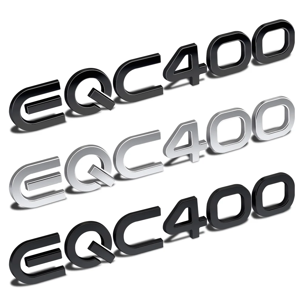 

EQC400 Rear Car Sticker For Mercedes Benz C E Class W204 CLS GLK ML350 C180 E260 Car Styling Logo Emblem Body Side Trunk Sticker