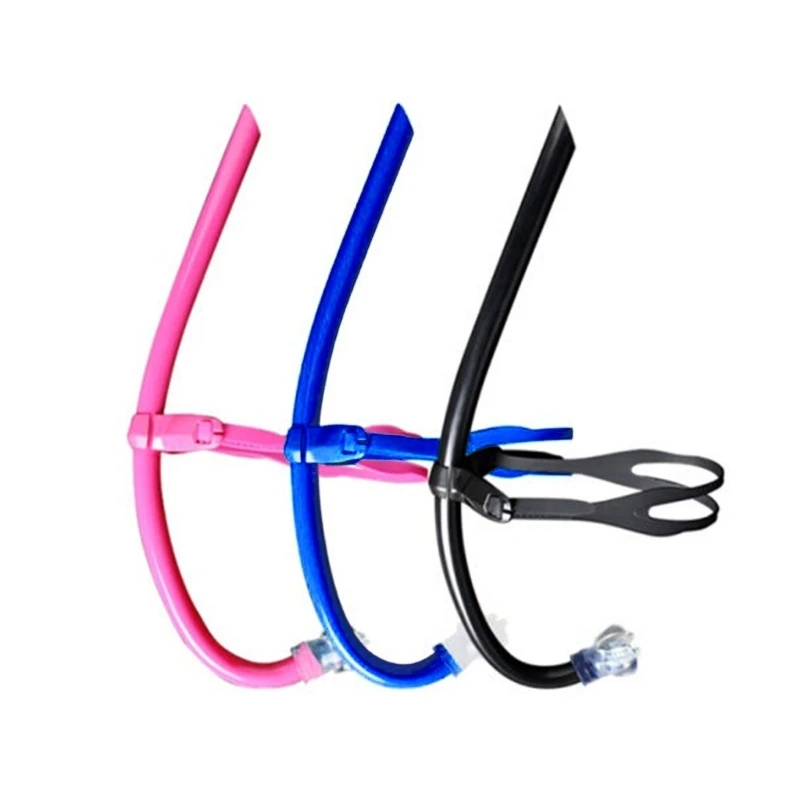 

G92F Swim Snorkel One-way Purge-Valve Front Snorkeling Gear for w/ Comfortable Mouthp