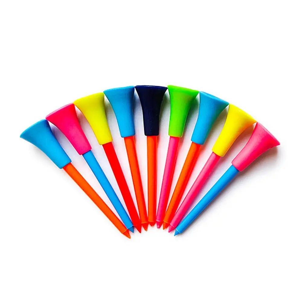 

50Pcs/lot 42mm/54mm /70mm Golf Tees Outdoor Cup Type Mixed Color Golf Ball Holder Durable Bilayer Golf Enthusiasts