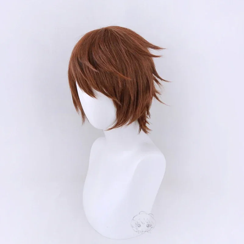 Высокое качество аниме Death Note Yagami Light косплей парик короткие коричневые