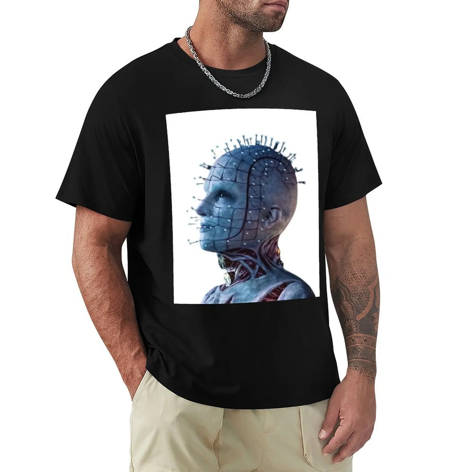 hellraiser ТВ-шоу Футболка с рисунком толстовка футболка короткими рукавами мужская