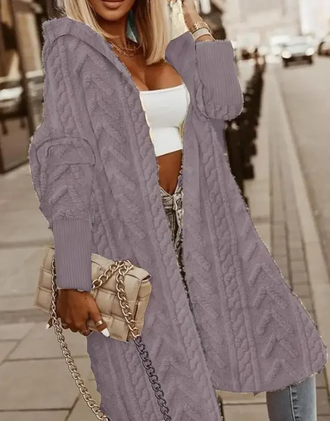 Женская куртка осень 2023 модное пушистое текстурированное повседневное