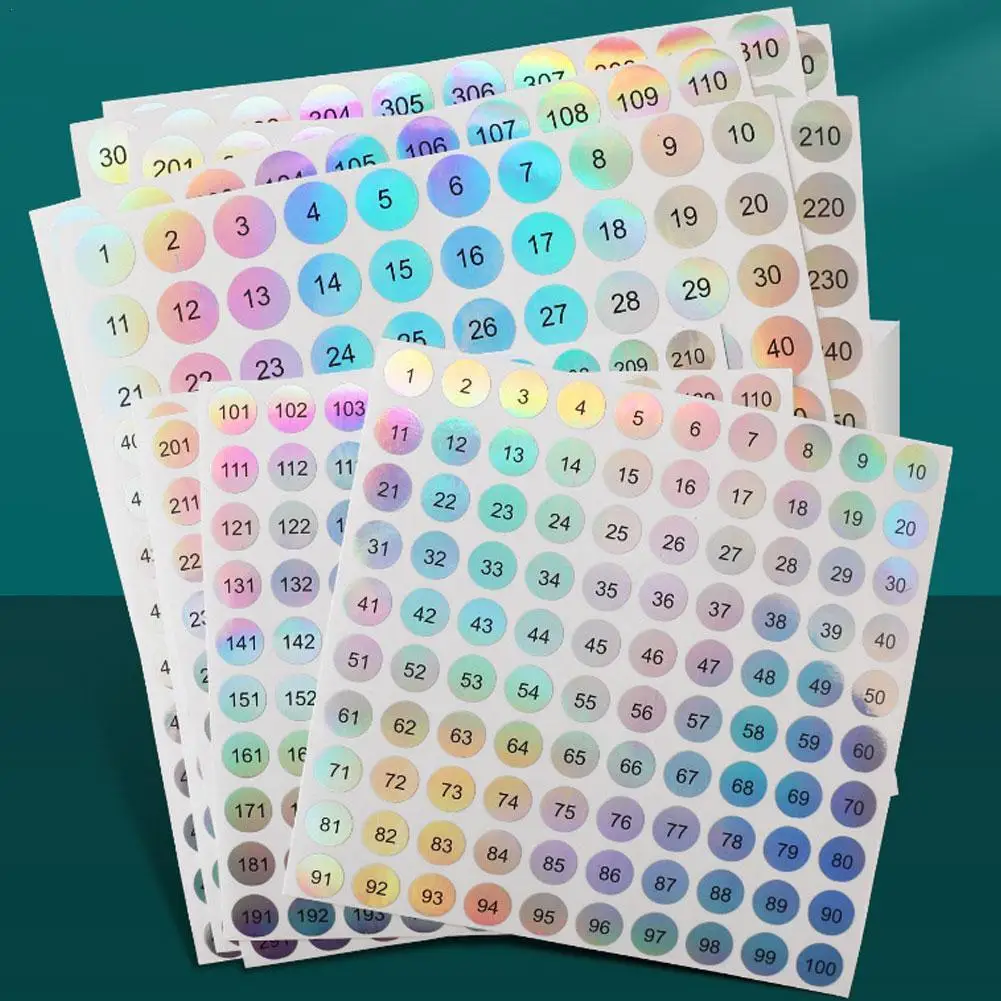 

1-500 наклейка с номером, этикетка для лака для ногтей, Цветной Гель-лак, маркировка, номера, инструмент для маникюра, изменение цвета, номер St G5m0