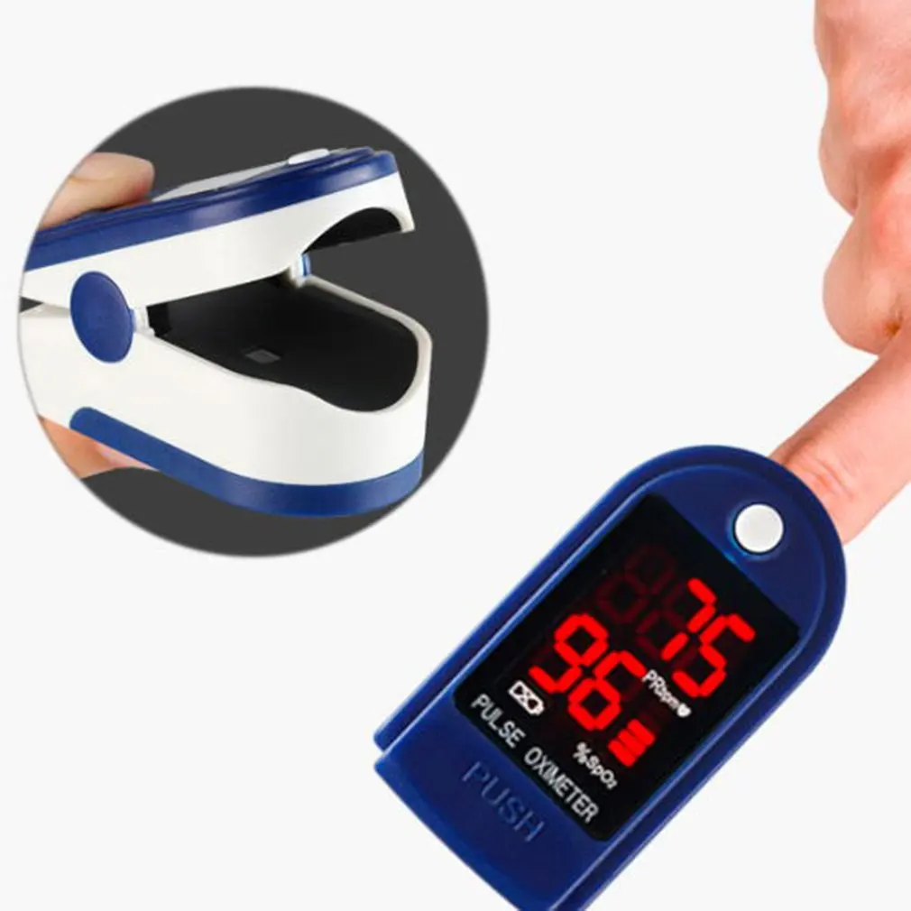 

Finger Clip Pulse Oximeter Household Sleep Monitor Pulse Oximeter Portable Finger Oximeter Medical Equipment Blood Oxygen Meter