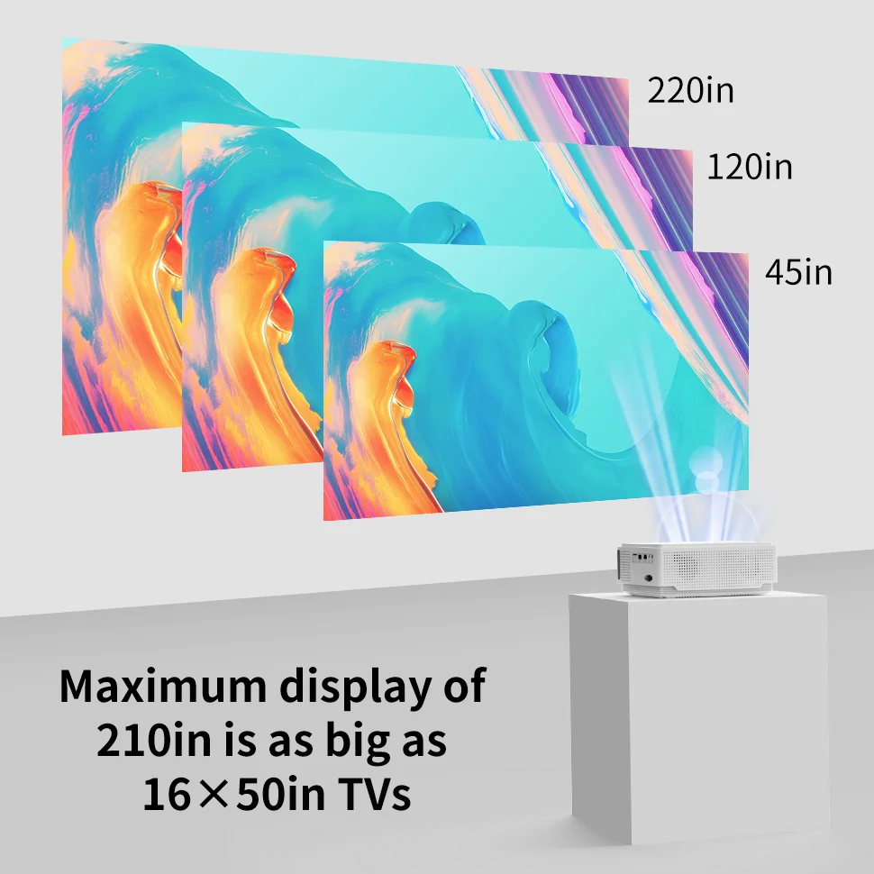 Проектор E460H с поддержкой Android 1080 Bluetooth Full HD 4K |