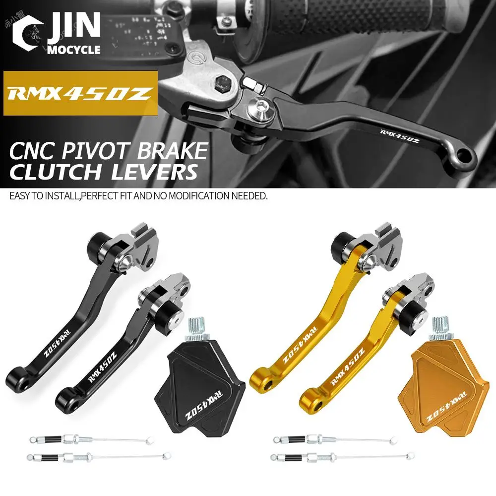 

For SUZUKI RMX450Z RMX 450Z 2010-2018 Motorcross Accessories CNC Stunt Clutch Lever Easy Pull Cable System Brake Clutch Levers