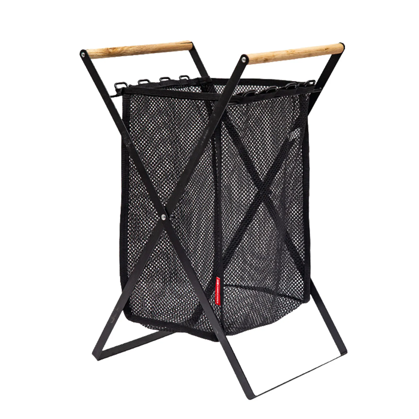 

Outdoor Folding Storage Mesh Pouch Portable Net Storage Bag Durable Mesh Basket With Stand Easy To Install Multifunctional Net