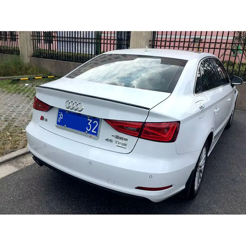 Высококачественный АБС-пластик из углеродного волокна цветной задний спойлер