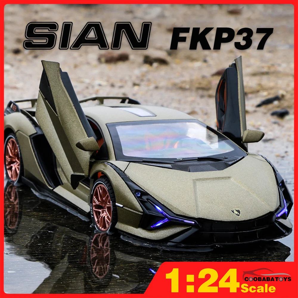 

Scale 1/24 Sian FKP37 Lp770-4 Supercar Metal Diecast Alloy Toys Cars Models Trucks For Boys Children Kids Vehicles Collection
