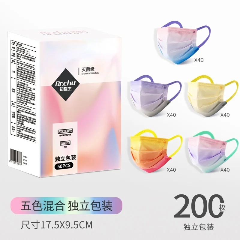 

Disposable Protective Mask 3 Layer Filter NonWoven Dustproof Cloth Mouth Mask CN(Origin) Universal Comfortable and Breathable