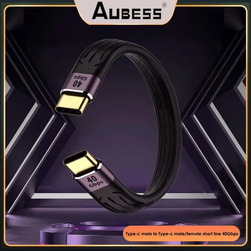 

Soft 10gbps Cable Pd100w Transmission Data Cable 5a Fpc Flexible Cable New Data Cable Laptop Accessories 4k@60hz Usb-c Hub