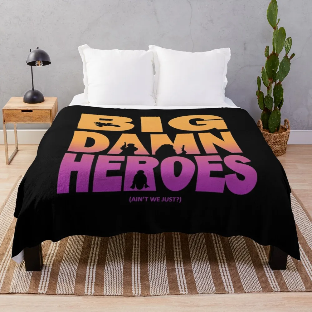 

Big Damn Heroes Throw Blanket Big Thick Furry Couple Blanket