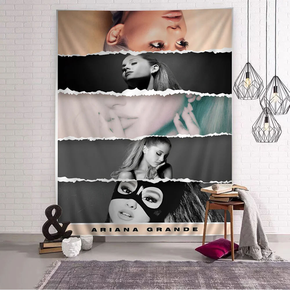 Музыкальный Художественный Постер Ariana Grande Большой Настенный Гобелен Полиэстер