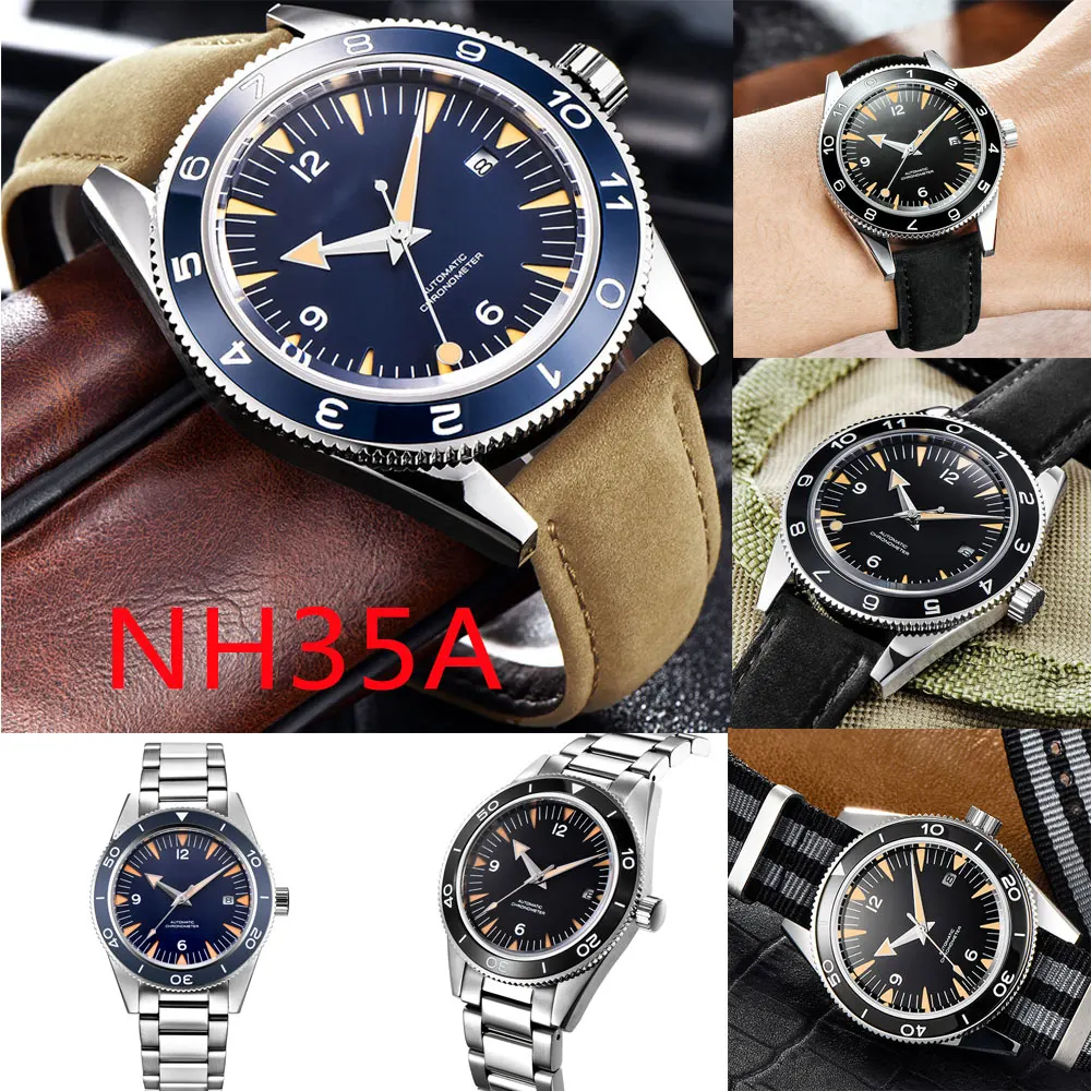 

Mens watch 41mm steel band sterile luminou dial Sapphire miyota automatic movement date waterproof ceramics bezel wristwatch men