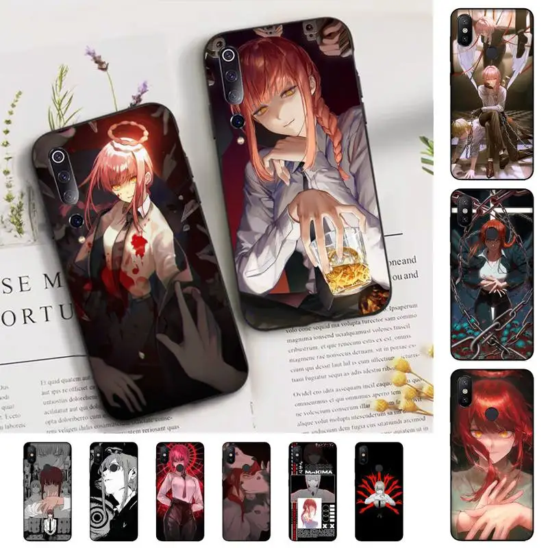 

Chainsaw Man Makima Phone Case for Xiaomi mi 5 6 8 9 10 lite pro SE Mix 2s 3 F1 Max2 3