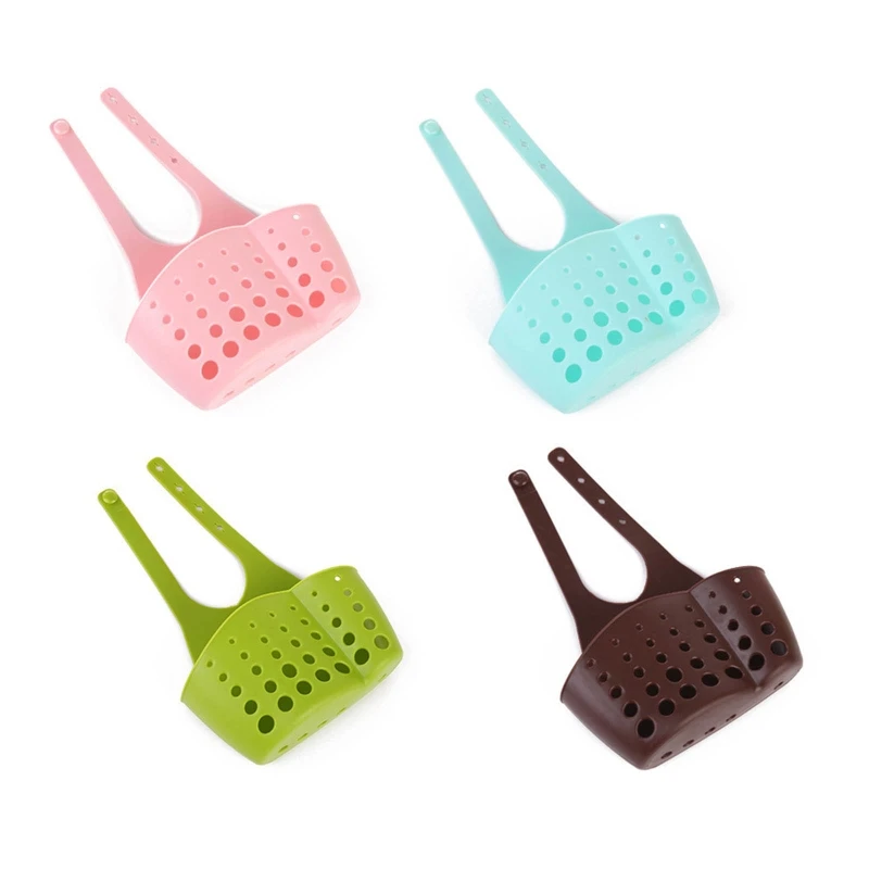 

Сливная корзина для кухонной раковины, регулируемая корзина для посуды, держатель для губки, подвесные аксессуары для домашнего хранения к...