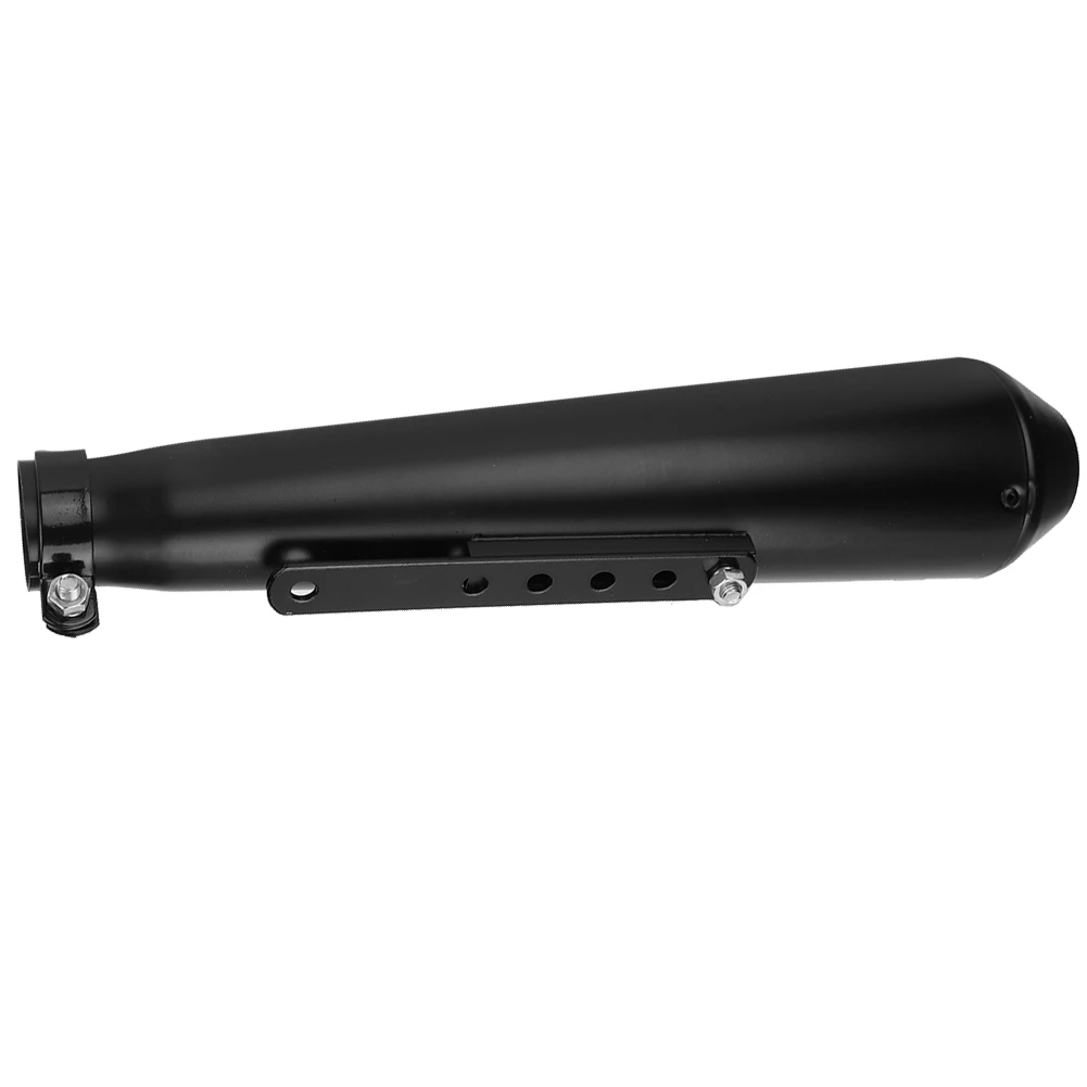 

Motorcycle Muffler Silencer Exhaust Pipe 1.5/1.6/1.7/1.8in Modification Parts(Black) Exhaust