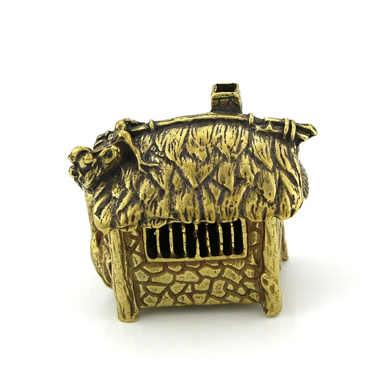 Винтажные латунные Мини-аксессуары для украшения стола домашних животных