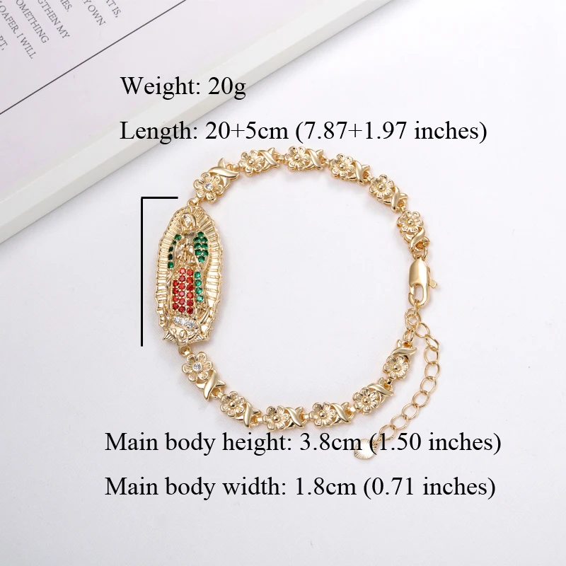 Ювелирные изделия GreyBirds модные религиозные браслеты с изображением Девы Марии