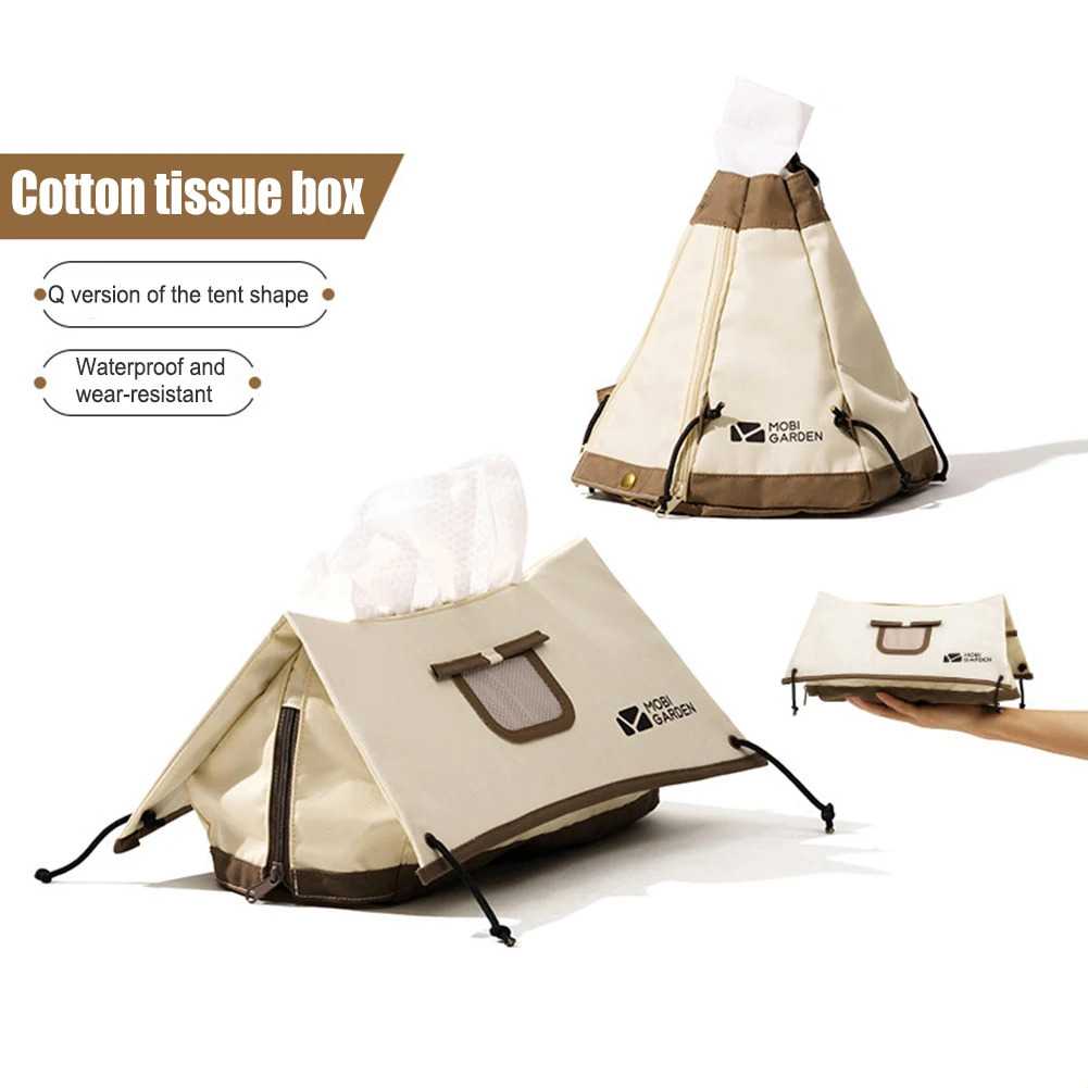 

Tissue Box Holder Waterproof Napkin Paper Tissue Case Toilet Paper Dispenser Box Holder Storage Bag for Outdoor Camping Hiking