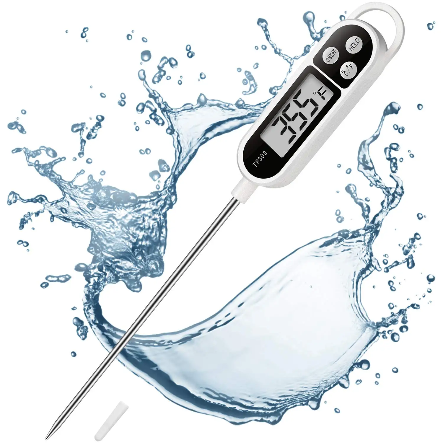 

Kitchen Digital BBQ Food Thermometer Meat Cake Candy Fry Grill Dinning Household Cooking Thermometer Gauge Oven Thermometer Tool
